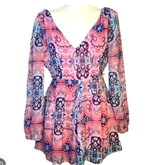 LOVE TREE Boho romper - Picture 1 of 7